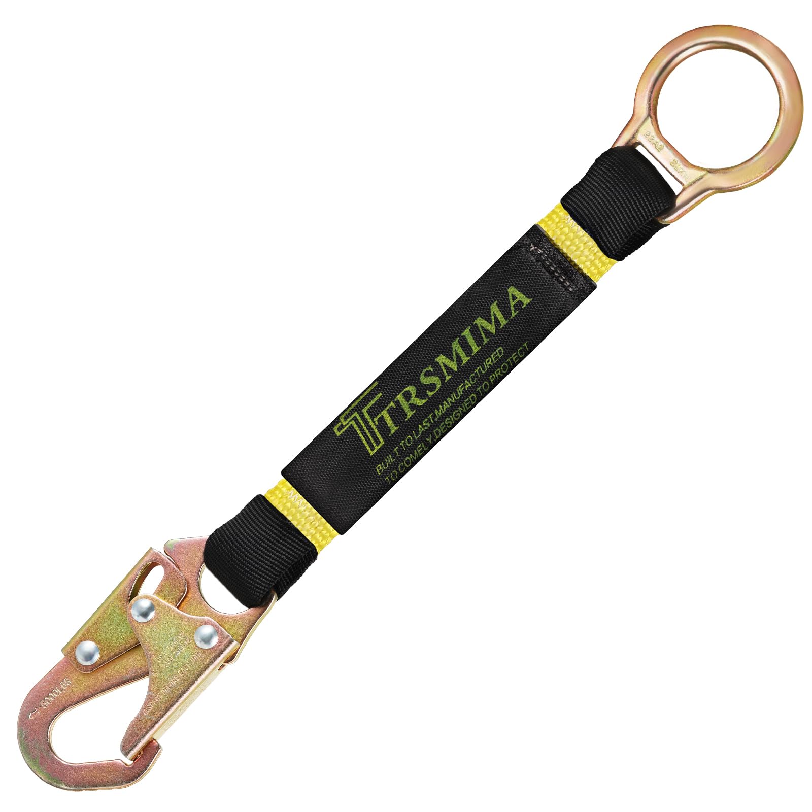 TRSMIMA Safety Harness Extension Lanyard - 18”D-ring Extender Fall